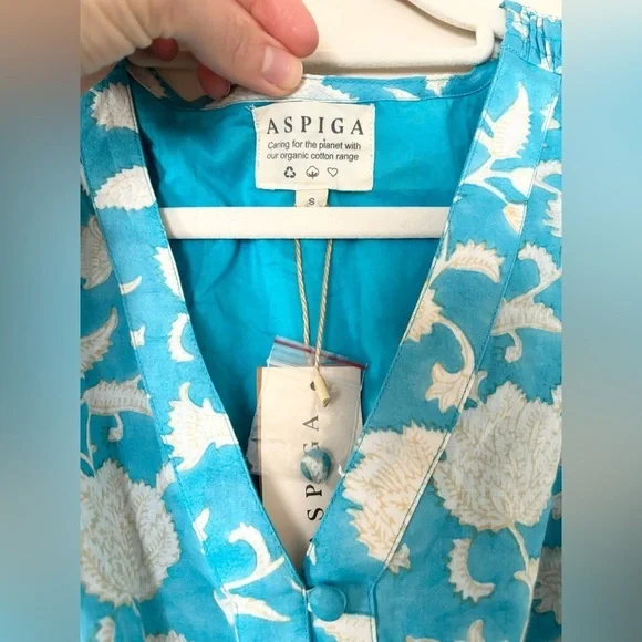 NWT Apsiga Billie Ornate Floral Maxi Dress - Picture 4 of 16